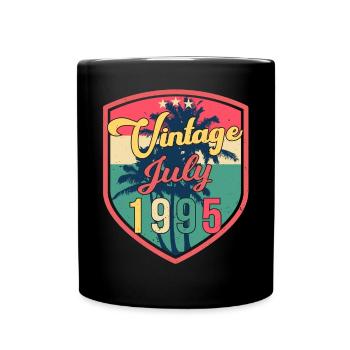 Salutations d’anniversaire cool juillet 1995 - Mug uni - noir - Devant
