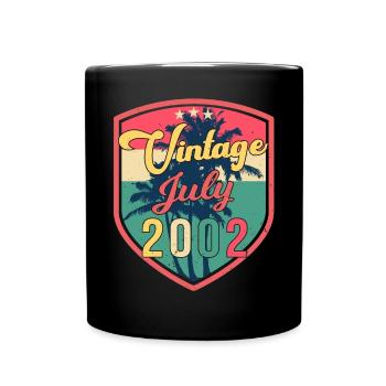 20 ans en juillet 2002 - Mug uni - noir - Devant