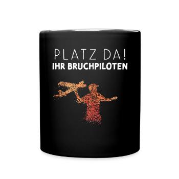 Modellflugzeug RC Ferngesteuerte Flieger - Tasse einfarbig - Schwarz - Vorne