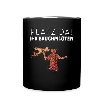 Modellflugzeug RC Ferngesteuerte Flieger - Tasse einfarbig - Schwarz - Vorne