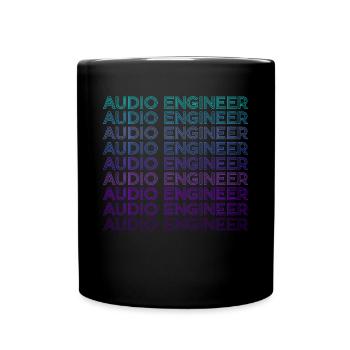 Tontechniker Tontechniker Retro - Tasse einfarbig - Schwarz - Vorne