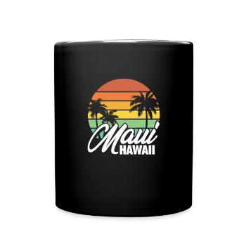 Hawaï Maui - Mug uni - noir - Devant
