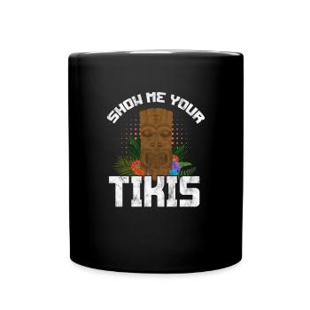 Hawaii Urlaub Aloha Sommer Hawaiian Geschenk - Tasse einfarbig - Schwarz - Vorne