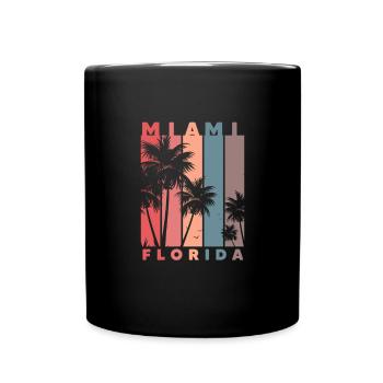 Miami - Mug uni - noir - Devant