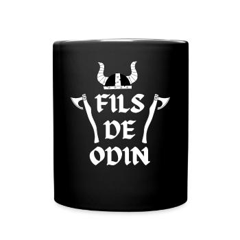 Fils de Odin - Mug uni - noir - Devant