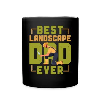 Landscaper Landscaping Landscape - Tasse einfarbig - Schwarz - Vorne