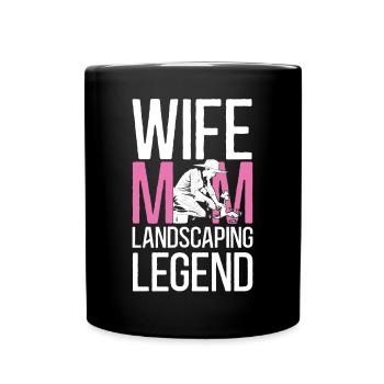 Landscaper Landscaping Landscape - Tasse einfarbig - Schwarz - Vorne