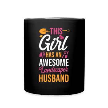 Paysagiste Aménagement Paysager - Mug uni - noir - Devant