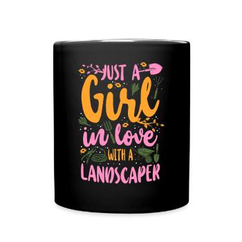 Paysagiste Aménagement Paysager - Mug uni - noir - Devant