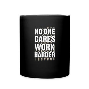 Motivation - Tasse einfarbig - Schwarz - Vorne