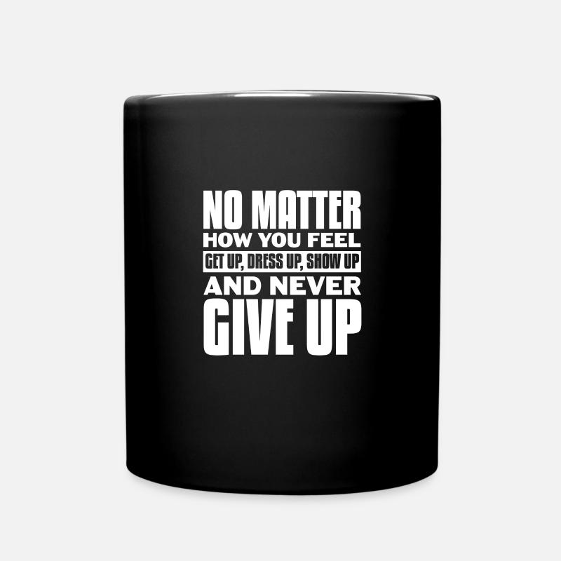 Motivation - Tasse einfarbig - Schwarz