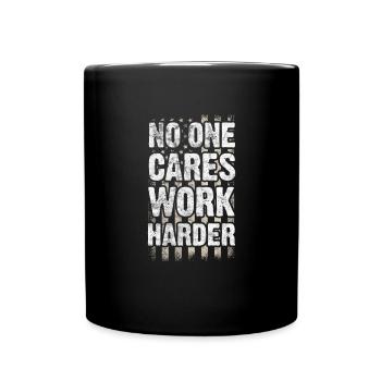 Motivation Motivieren Karriere Spruch Geschenk - Tasse einfarbig - Schwarz - Vorne