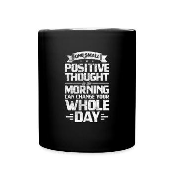 Motivation Motivieren Karriere Spruch Geschenk - Tasse einfarbig - Schwarz - Vorne