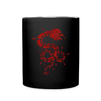 Quetzalcoatl Aztec Maya Serpent à plumes - Mug uni - noir - Devant