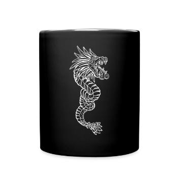 Quetzalcoatl Aztec Maya Serpent à plumes - Mug uni - noir - Devant