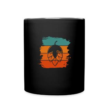 Bière Alcool Brasserie Brasserie Tasse de bière Cadeau - Mug uni - noir - Devant