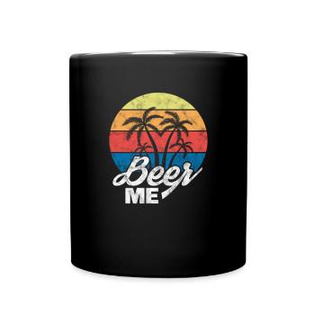 Beer Alcohol Drinking JGA Beer Mug Drinking Gift - Full Colour Mug - black - Front