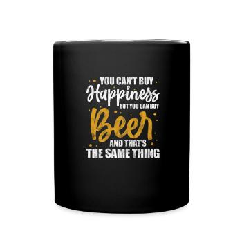 Beer Alcohol Drinking JGA Beer Mug Drinking Gift - Full Colour Mug - black - Front