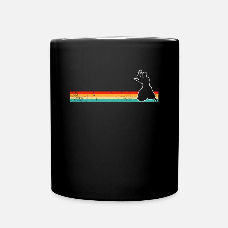 Aïkido Rétro - Mug uni - noir