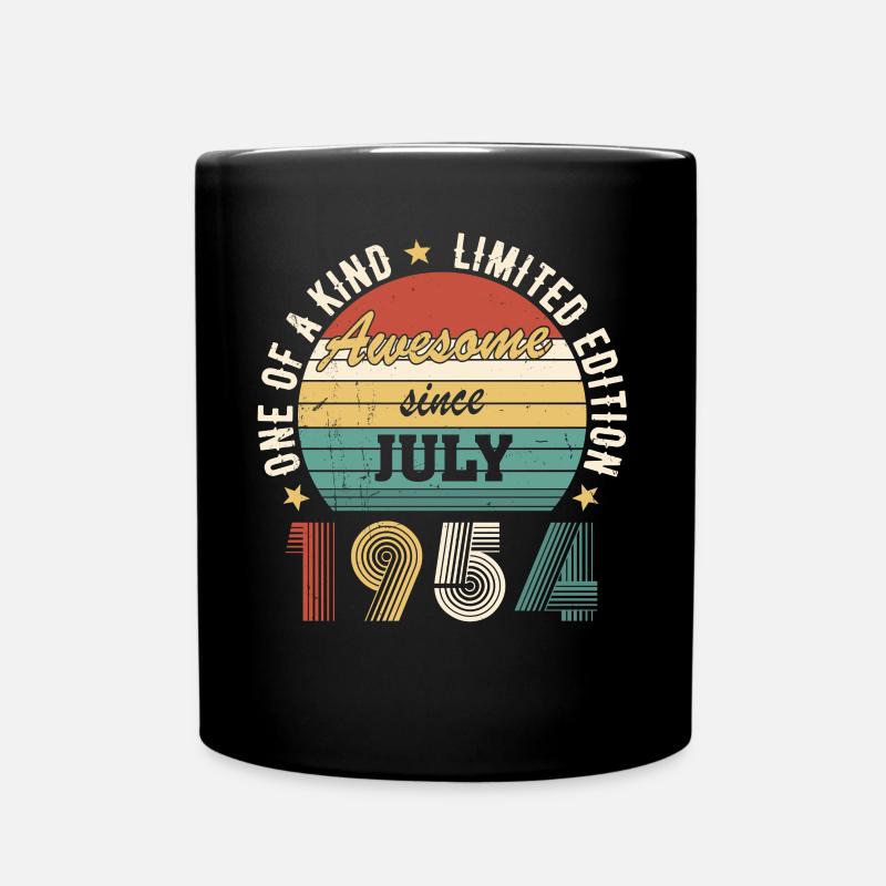 Génial depuis juillet 1954 Édition limitée Anniversaire - Mug uni - noir