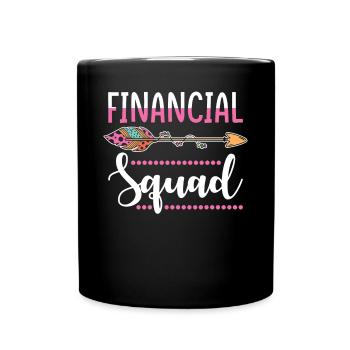 Finanz Gruppe - Tasse einfarbig - Schwarz - Vorne