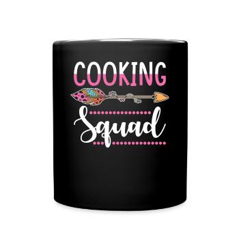 Koch Gruppe - Tasse einfarbig - Schwarz - Vorne