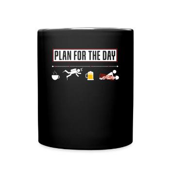 Fun plan for the daytime diver diving - Full Colour Mug - black - Front