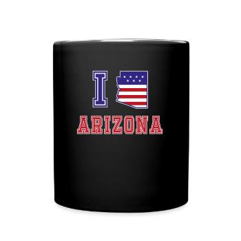 Arizona USA I love Albama - Full Colour Mug - black - Front