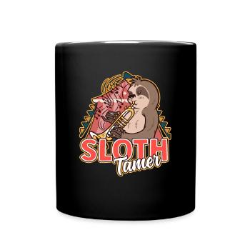 Circus Staff Sloth Tamer - Full Colour Mug - black - Front