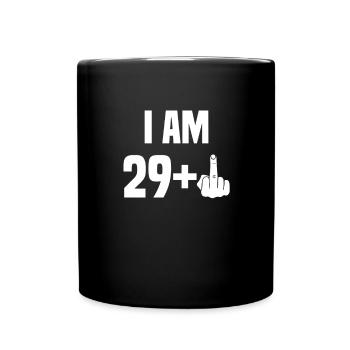 30th Birthday Gift 30 years old Gift idea - Full Colour Mug - black - Front