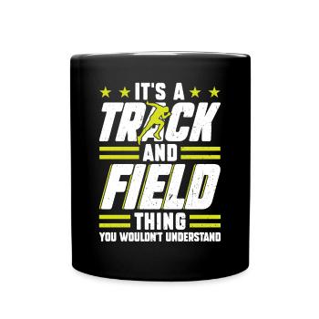 C’est un truc d’athlétisme - Mug uni - noir - Devant