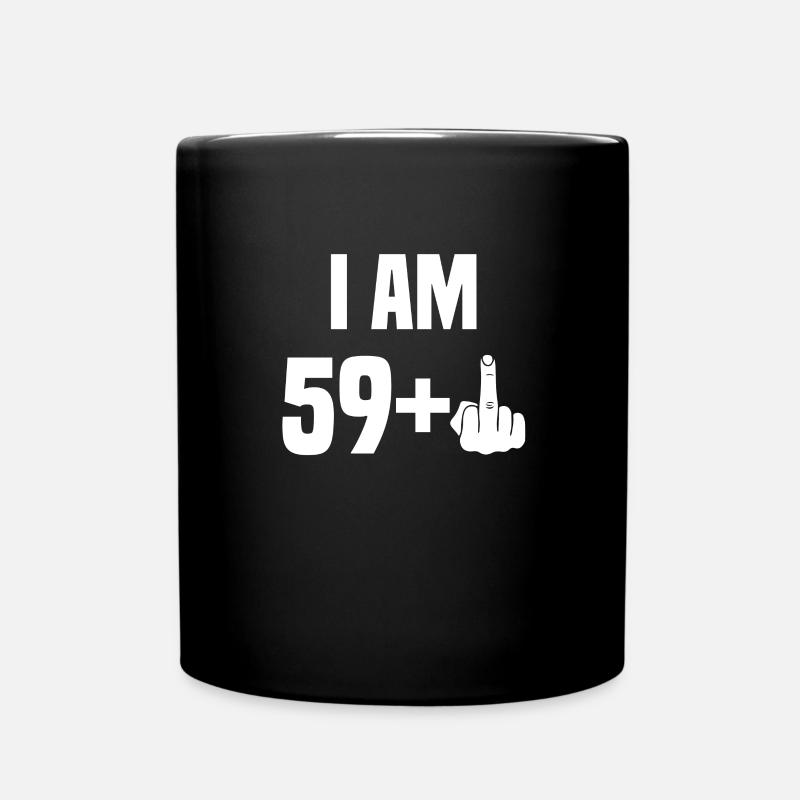 60th Birthday Gift 60 years old Gift idea - Full Colour Mug - black