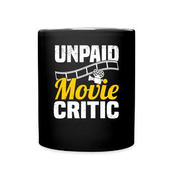 Filmkritiker Filmrezensent Spielfilm Film - Tasse einfarbig - Schwarz - Vorne