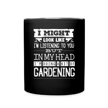 Horticulture Gardening Horticulturist Funny - Full Colour Mug - black - Front