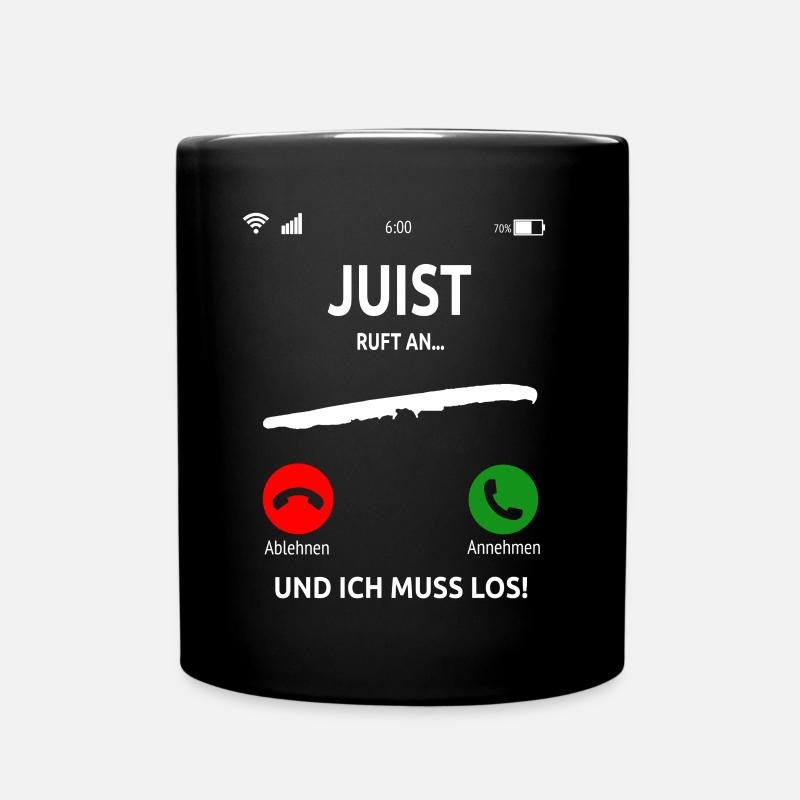Juist Nordsee Ostfriesische Insel Geschenk - Tasse einfarbig - Schwarz