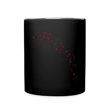 Arc d’étoile rouge parfait - Mug uni - noir - Devant