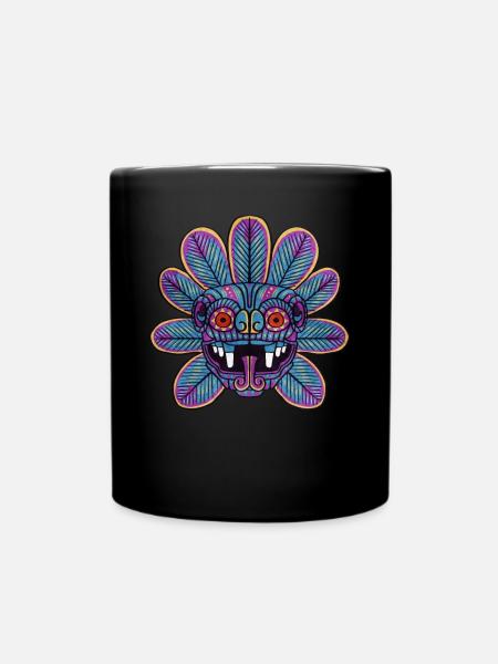 Quetzalcoatl Aztèques Serpent à plumes Maya Inca - Mug uni - noir