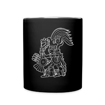 Huitzilopochtli Aztèque Dieu Aztèque Mythologie Maya - Mug uni - noir - Devant