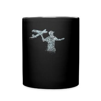 Remote Controlled Aircraft RC Plane - Full Colour Mug - black - Front