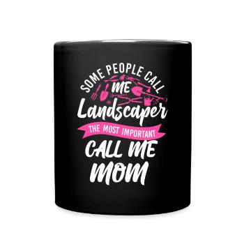 Landscaper Landscaping Landscape - Tasse einfarbig - Schwarz - Vorne