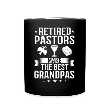 Pfarrer Kirche Minister Geistlicher Christ Jesus - Tasse einfarbig - Schwarz - Vorne