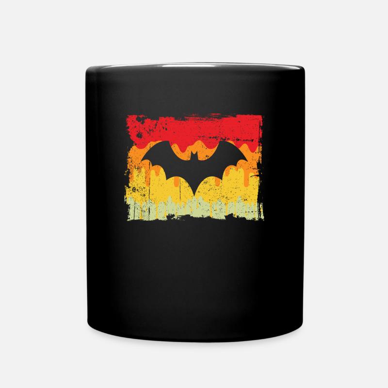 Chauve-souris rétro - Mug uni - noir