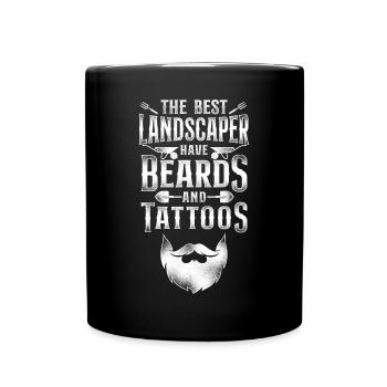 Landscaper Landscaping Landscape - Tasse einfarbig - Schwarz - Vorne