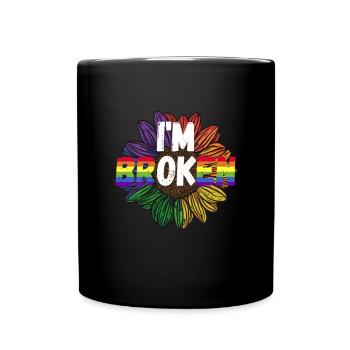 LGBTQ Pride I'm Ok - Menschenrechte - Tasse einfarbig - Schwarz - Vorne