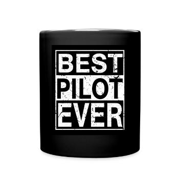 Pilote Meilleur pilote - Mug uni - noir - Devant