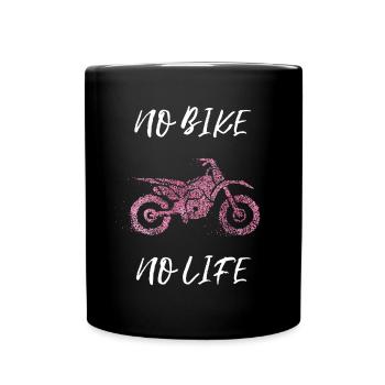 Pas de moto Pas de vie Moto Motocross - Mug uni - noir - Devant
