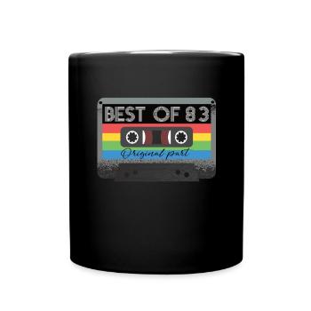 Best Of 83s Cassette 83s Retro - Full Colour Mug - black - Front