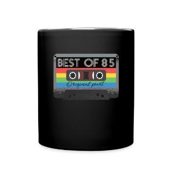 Best Of 85s Cassette 85s Retro - Full Colour Mug - black - Front