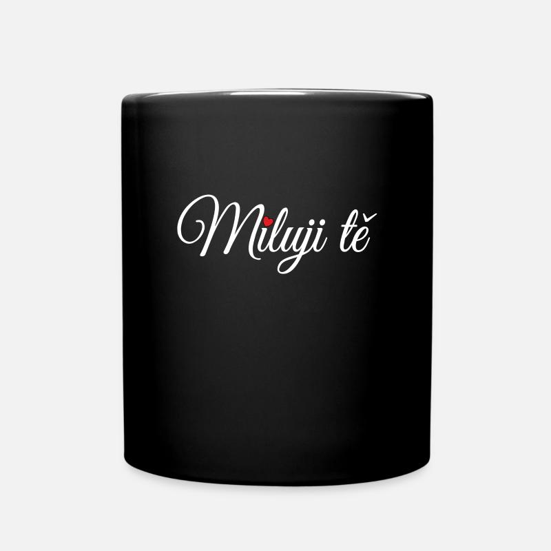 Czech Mom Heritage Czech Republic Pride - Tasse einfarbig - Schwarz