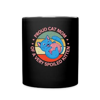 Cat Mom Kitten Cat Cat Owner Gift - Full Colour Mug - black - Front